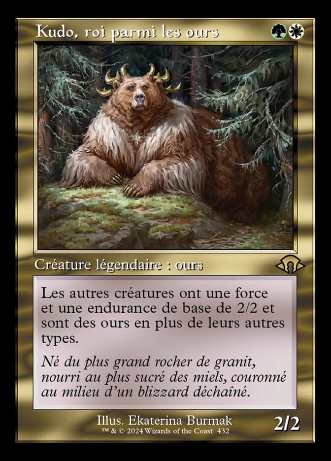 Kudo, roi parmi les ours