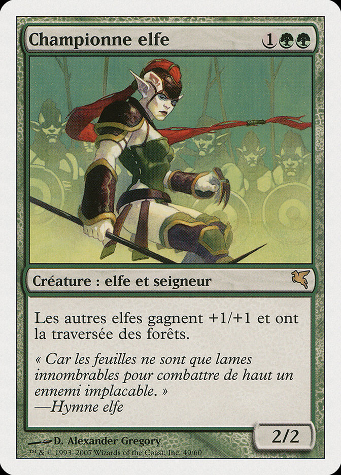 Championne elfe