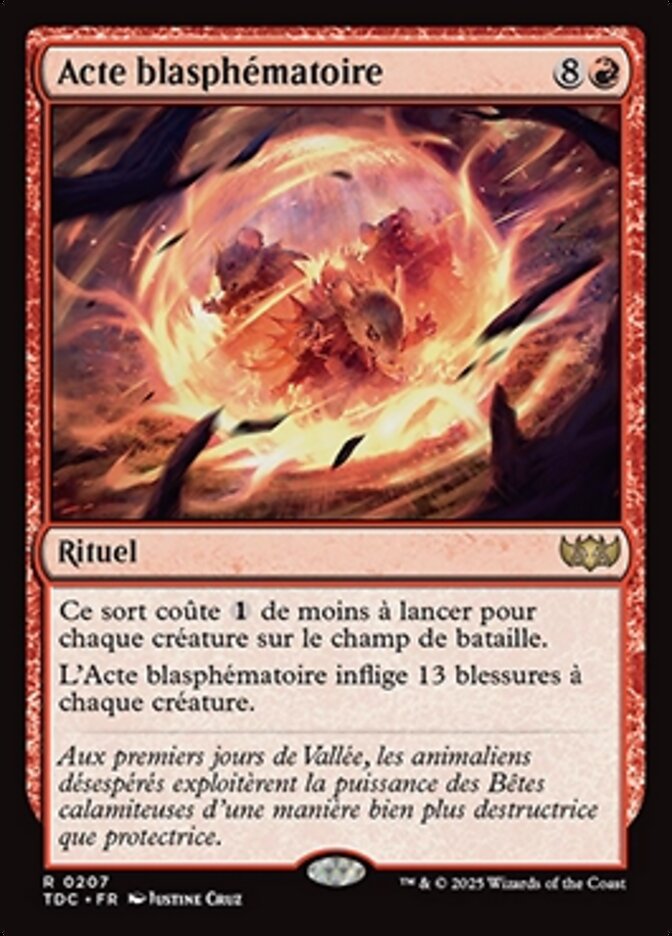 Acte blasphématoire