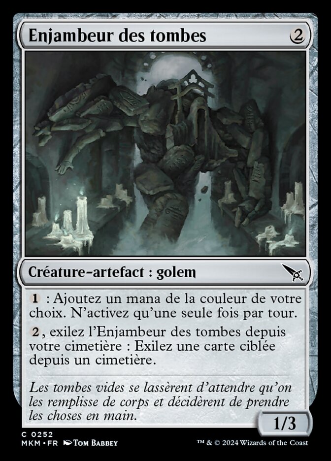 Enjambeur des tombes
