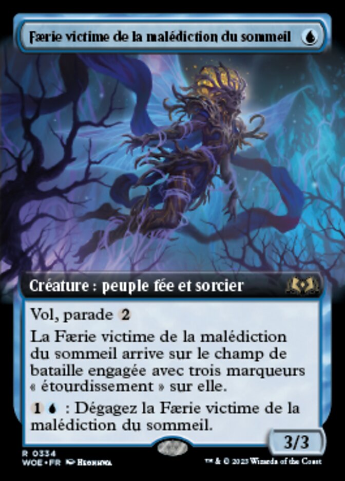 Faerie victime de la malédiction du sommeil
