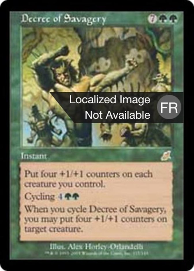 Décret de sauvagerie