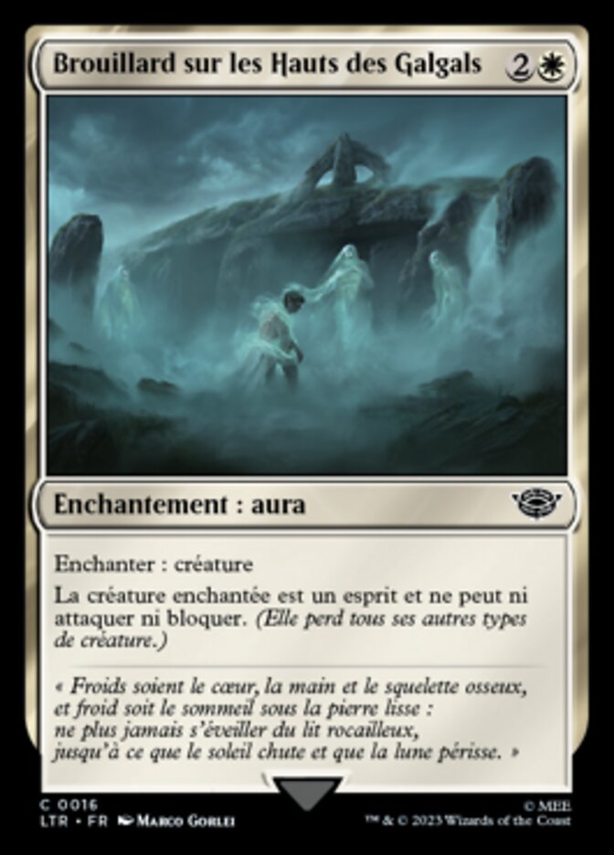 Brouillard sur les Hauts des Galgals