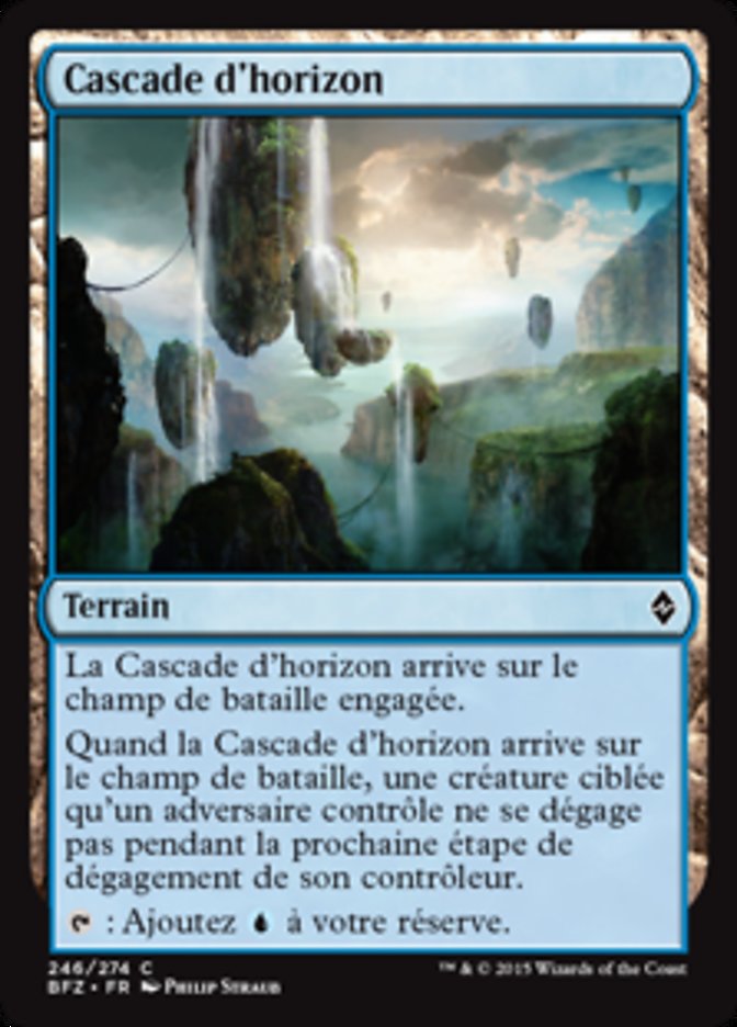 Cascade d'horizon
