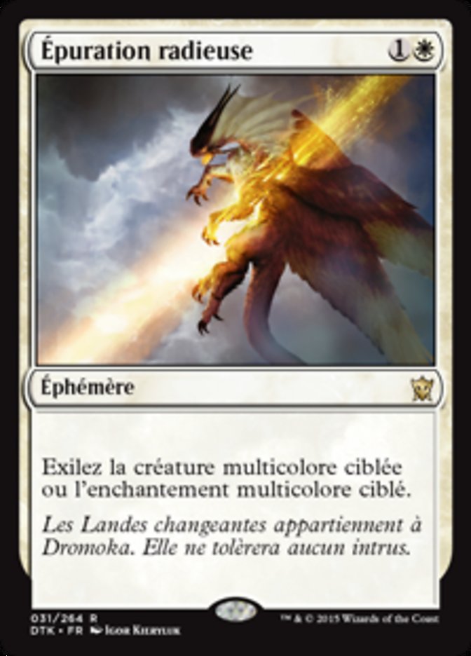 Épuration radieuse