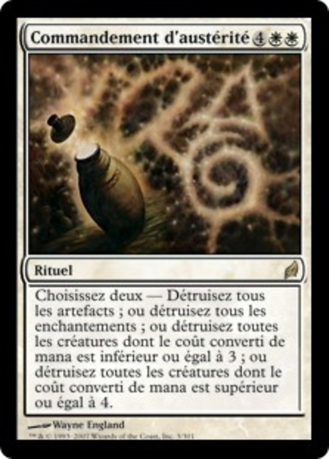 Commandement d'austérité