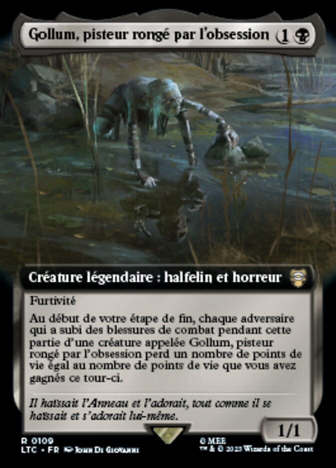 Gollum, pisteur rongé par l'obsession