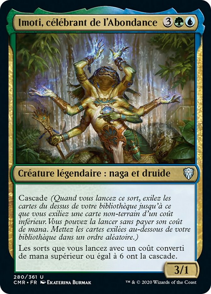 Imoti, célébrant de l'Abondance