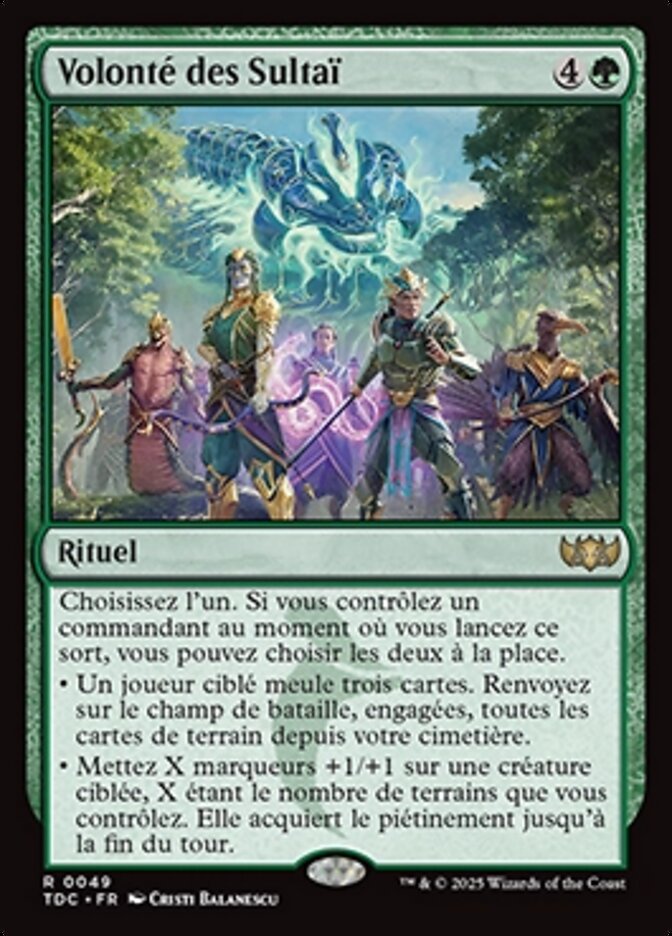 Volonté des Sultaï