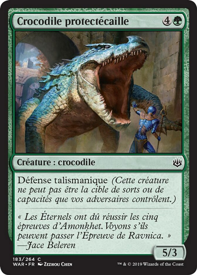 Crocodile protectécaille