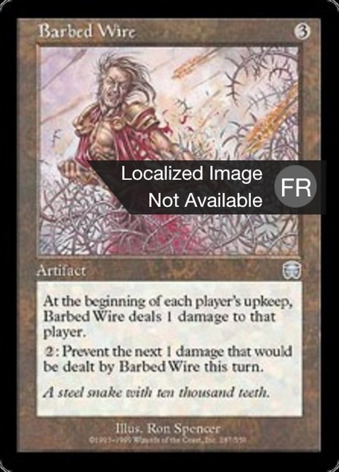 Fil barbelé