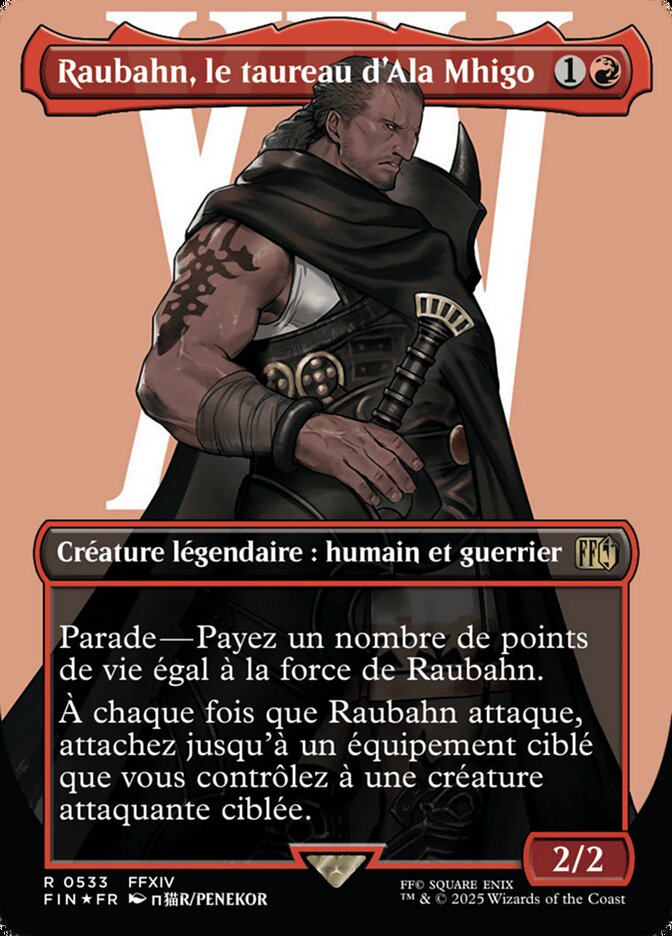 Raubahn, le taureau d'Ala Mhigo