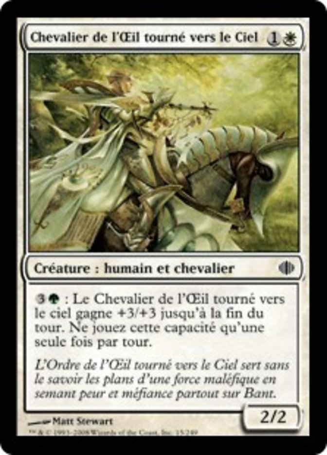 Chevalier de l'Œil tourné vers le Ciel