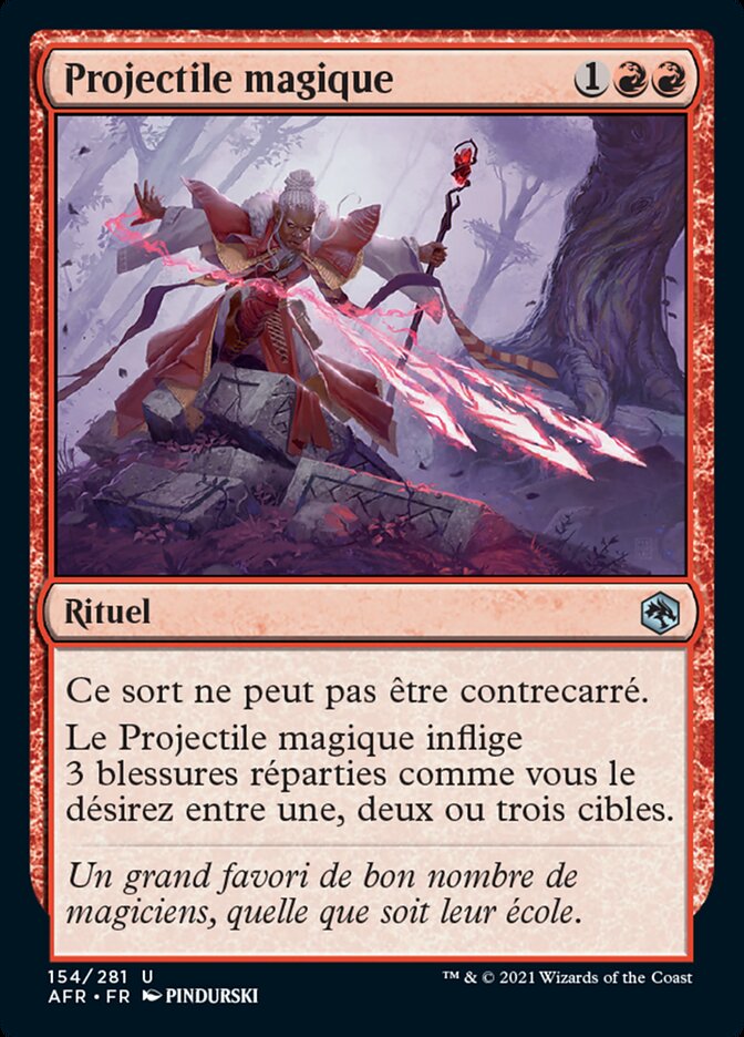 Projectile magique