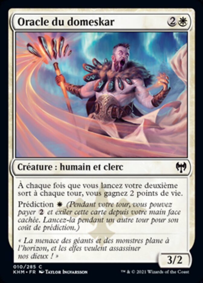 Oracle du domeskar