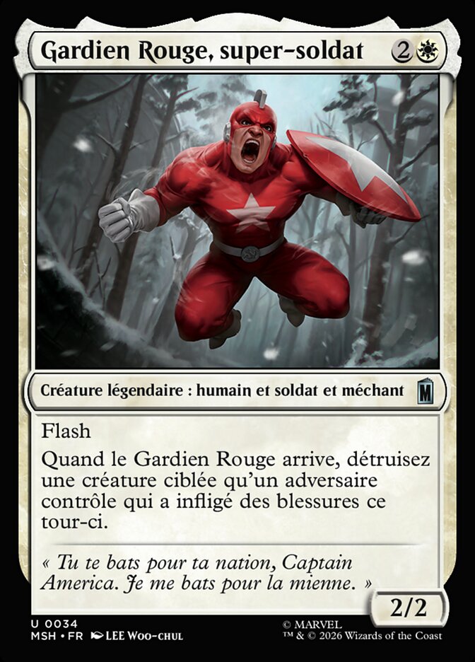 Gardien Rouge, super-soldat