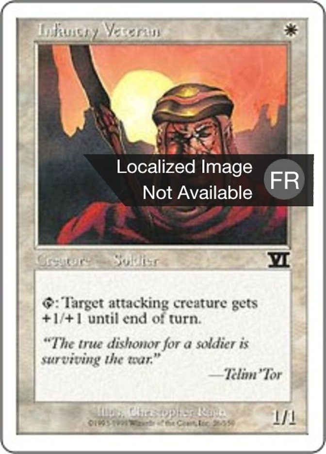 Vétéran de l'infanterie