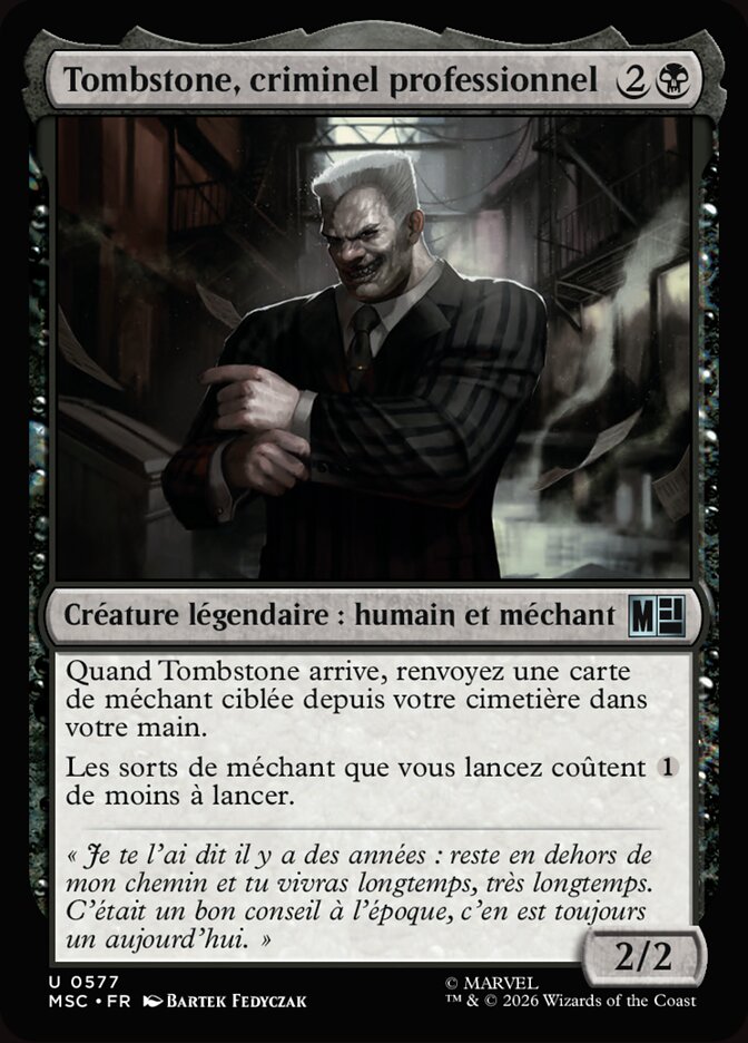 Tombstone, criminel professionnel