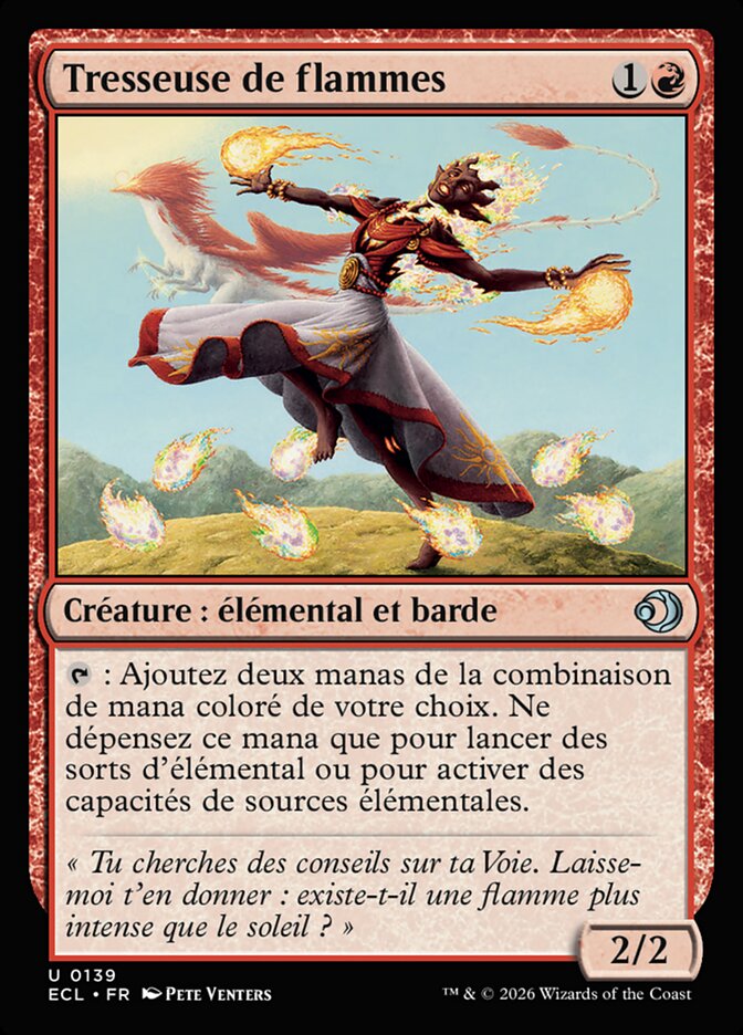 Tresseuse de flammes