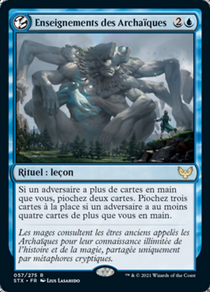 Enseignements des Archaïques