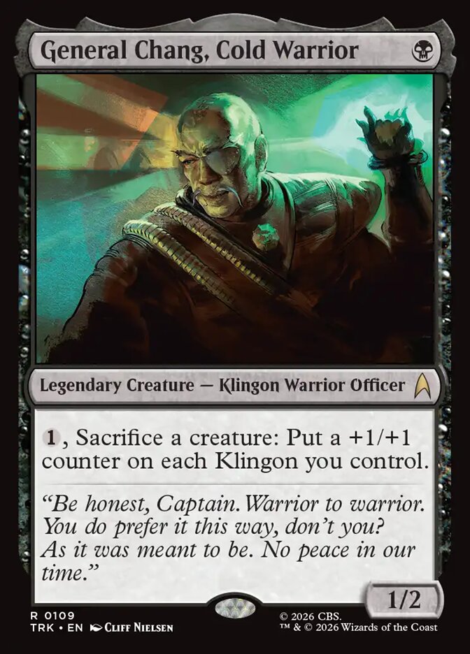 General Chang, Cold Warrior
