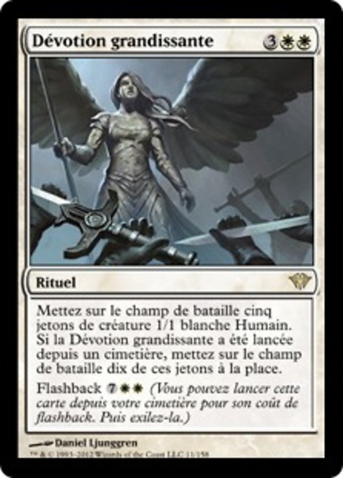 Dévotion grandissante