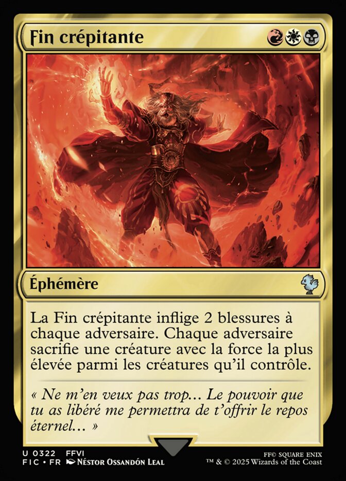 Fin crépitante