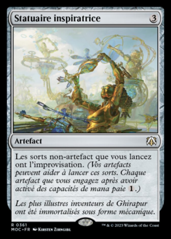 Statuaire inspiratrice