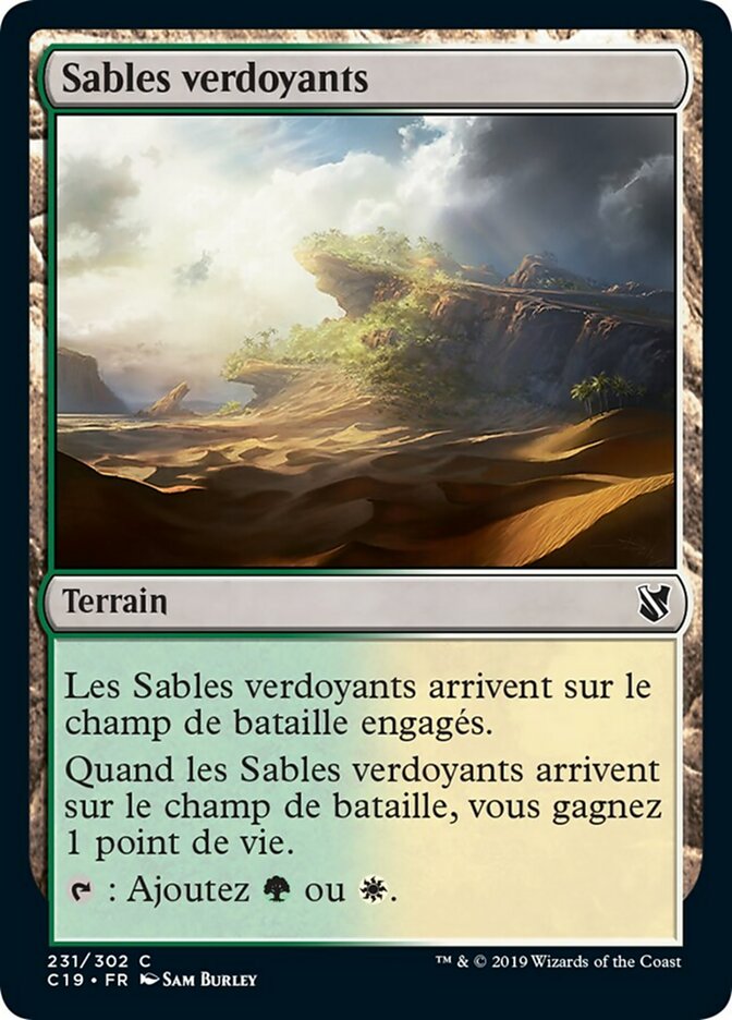 Sables verdoyants