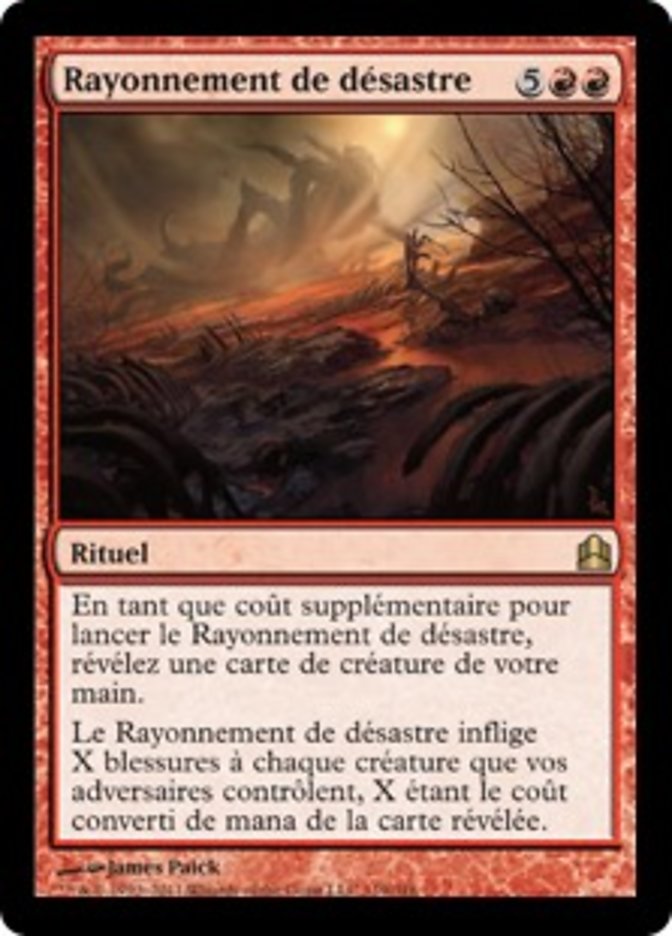 Rayonnement de désastre
