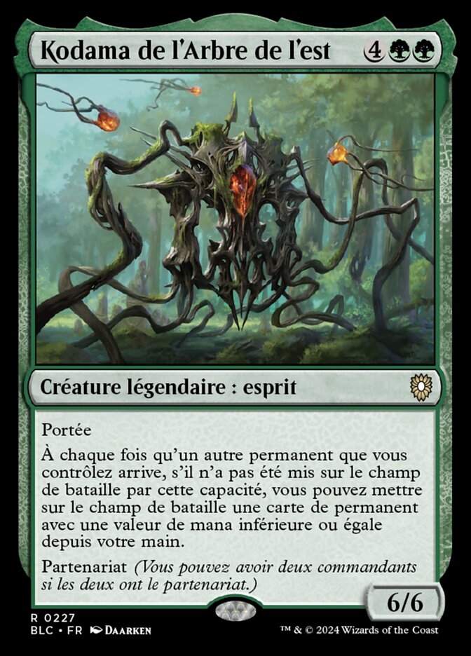 Kodama de l'Arbre de l'est