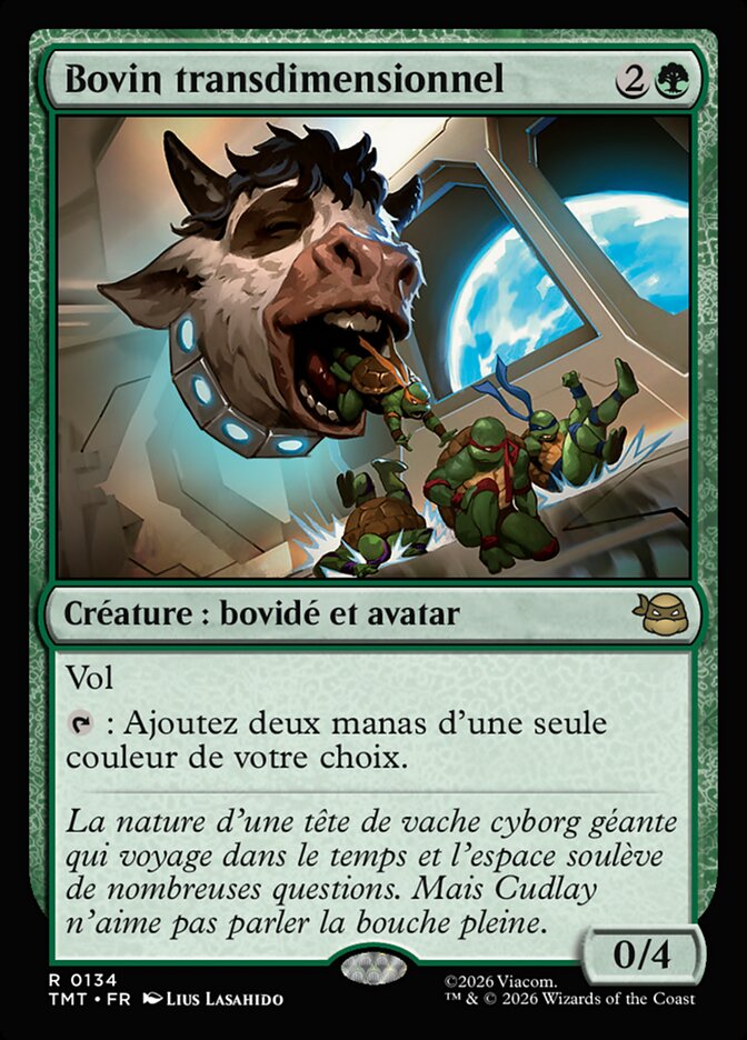 Bovin transdimensionnel