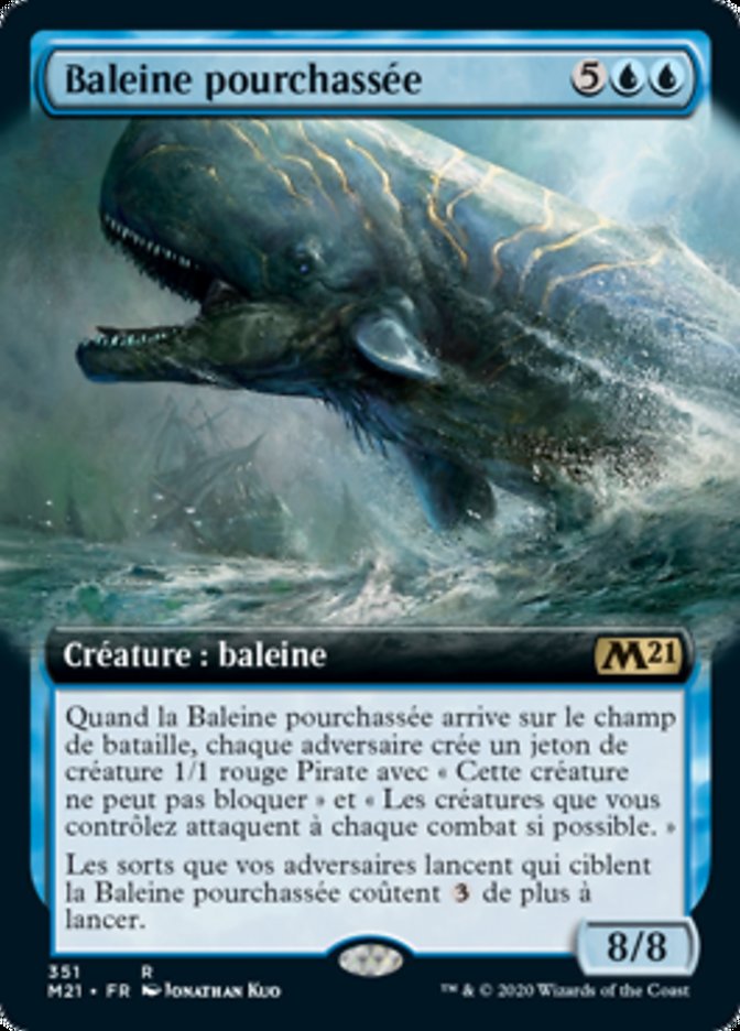 Baleine pourchassée