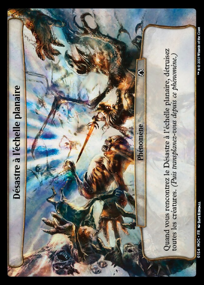 Désastre à l'échelle planaire