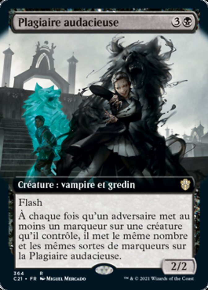 Plagiaire audacieuse