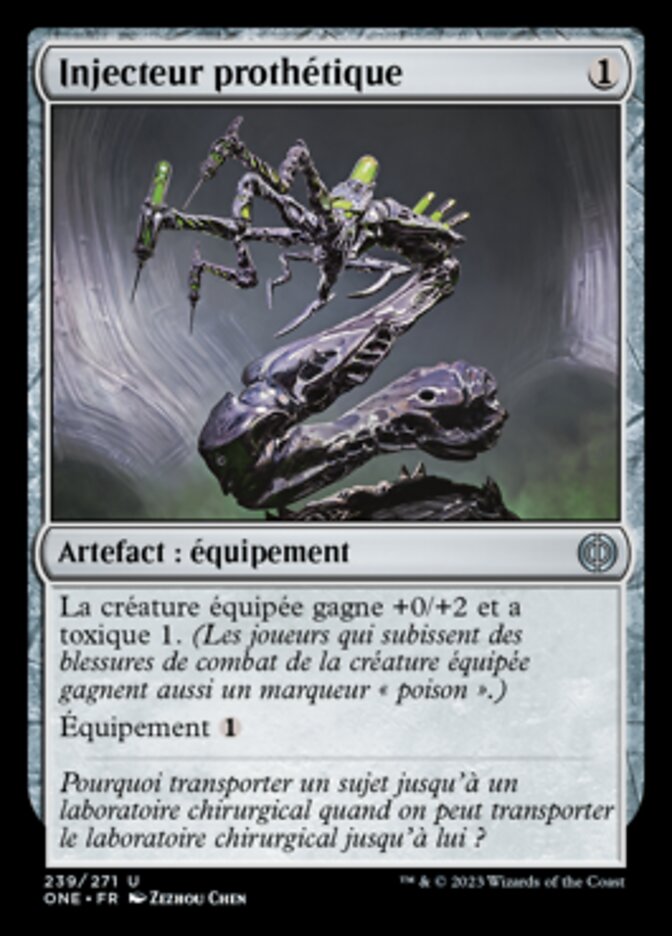 Injecteur prothétique