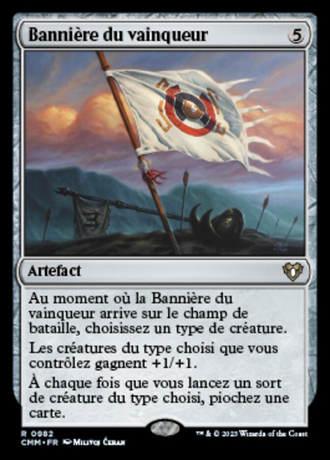 Bannière du vainqueur