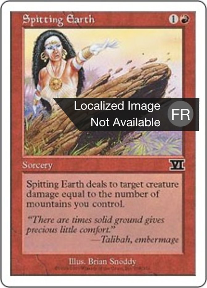 Expectoration tellurique