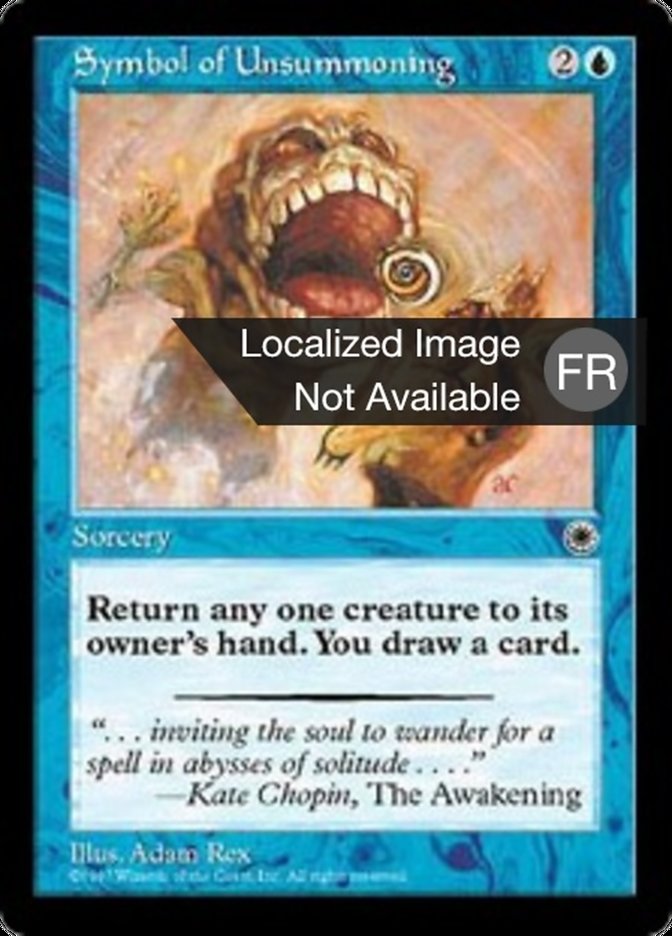 Symbole de desinvocation