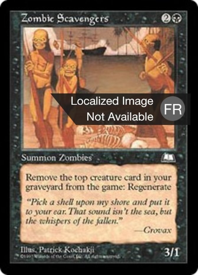 Zombies nécrophages