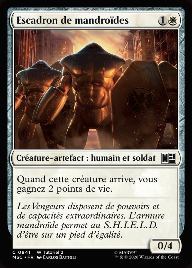 Escadron de mandroïdes