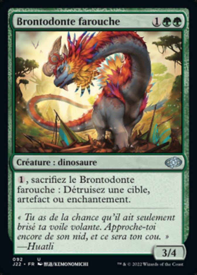 Brontodonte farouche