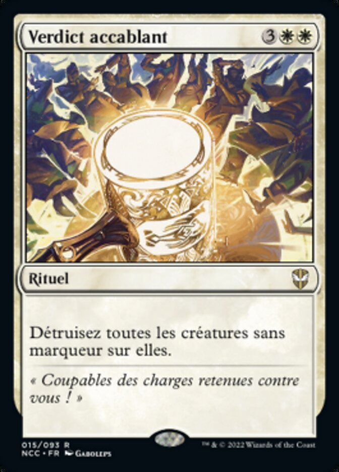 Verdict accablant