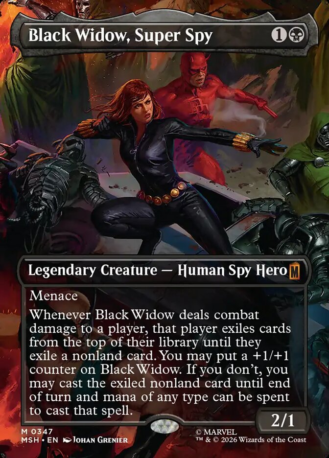 Black Widow, Super Spy