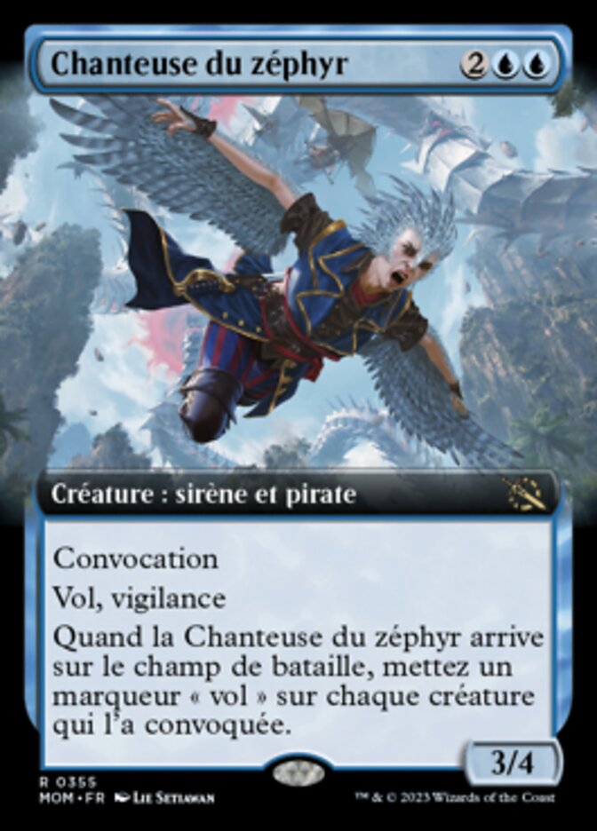 Chanteuse du zéphyr