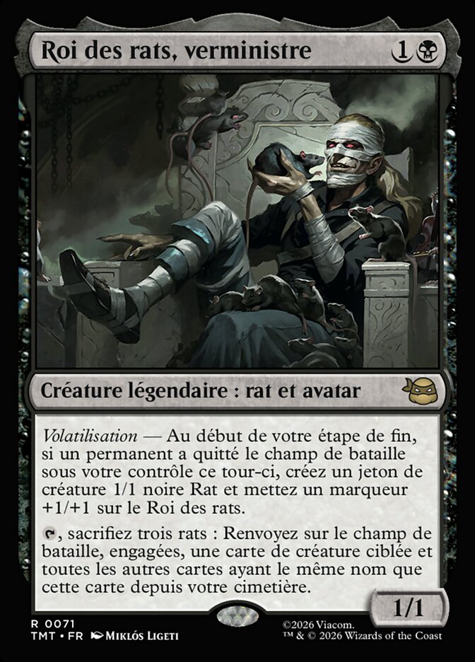 Roi des rats, verministre