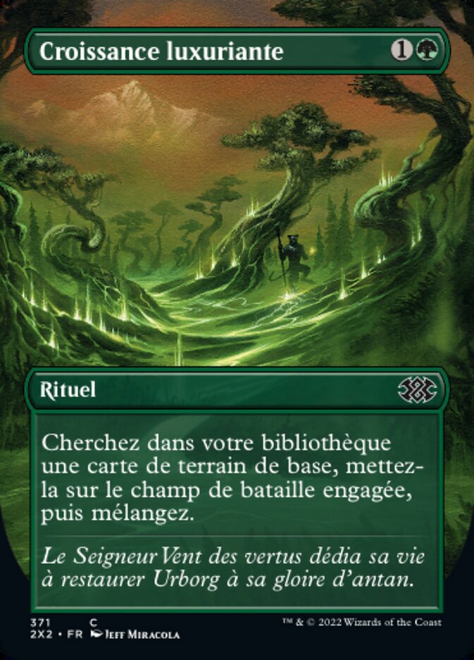 Croissance luxuriante