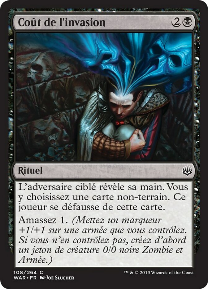 Coût de l'invasion