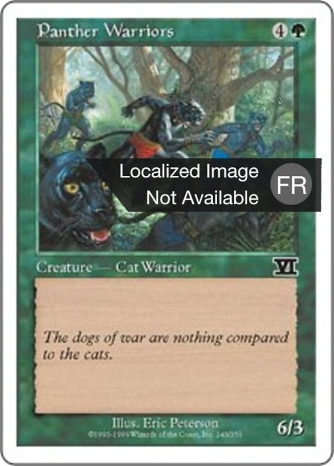 Guerrières panthères