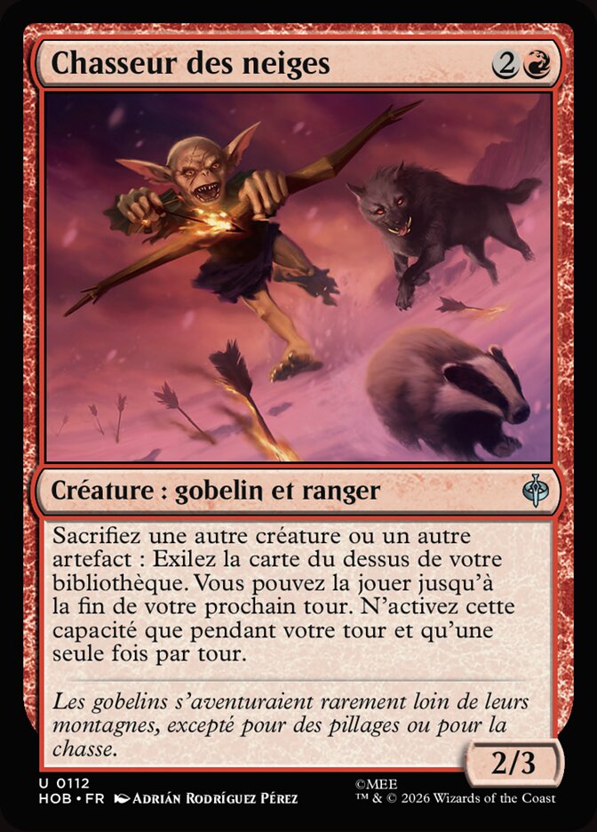 Chasseur des neiges